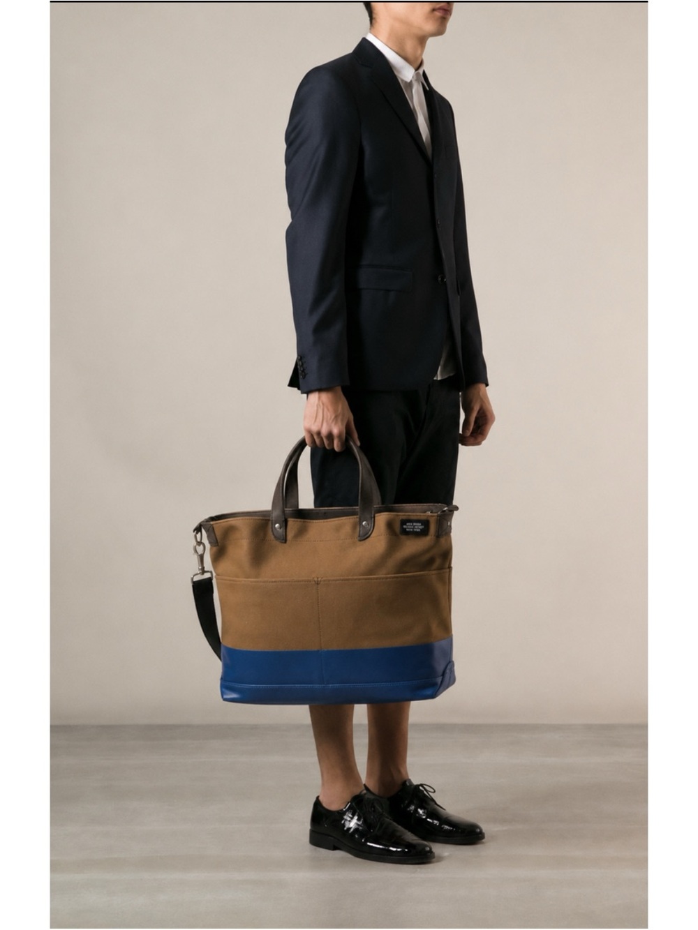Rare Color ~Jack Spade Dipped Industrial Canvas Coal Bag